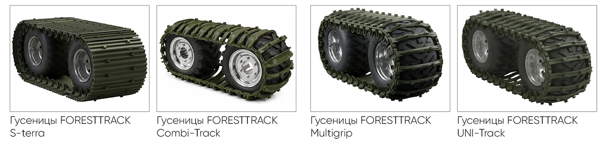 Гусеницы противоскольжения Foresttrack