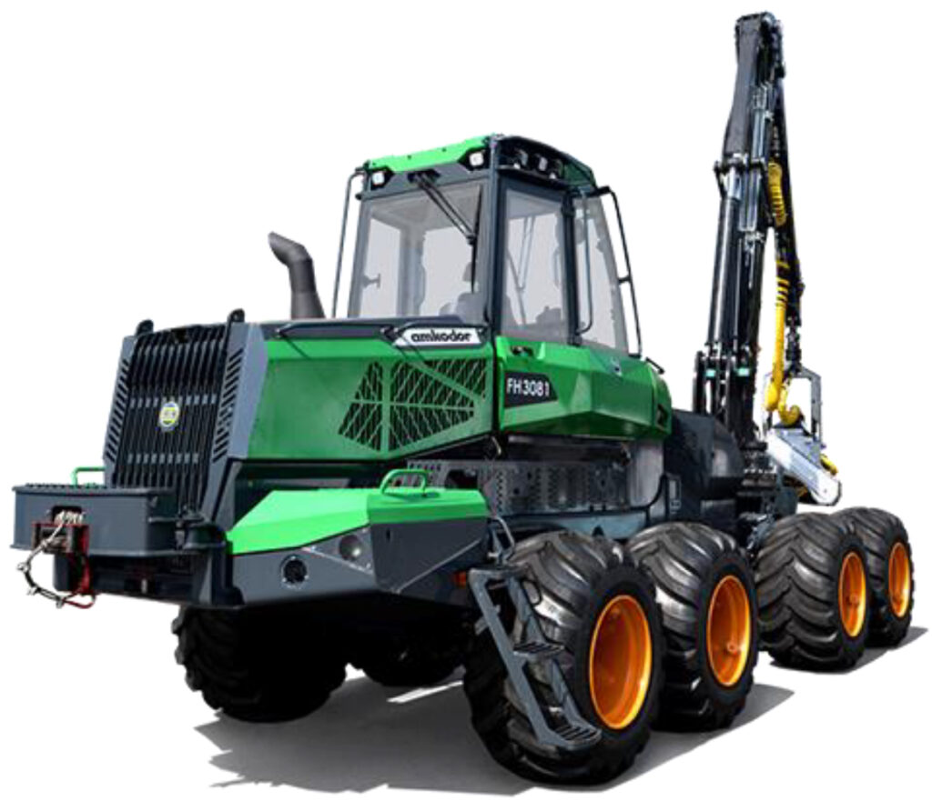 Харвестер AMKODOR FH3081 с колесной формулой 8х8